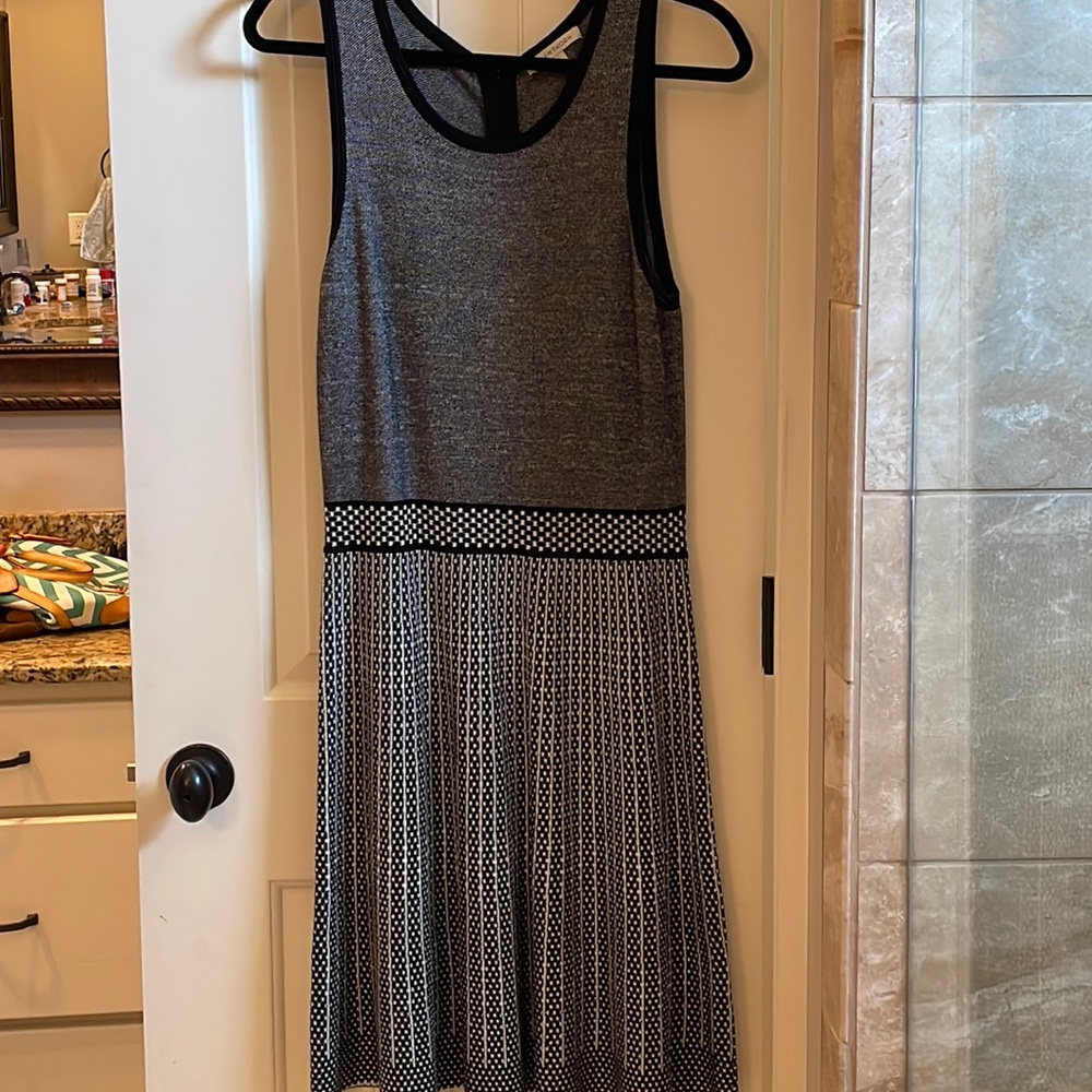 41 Hawthorne sweater dress.  Beautiful fabrics and very soft. A line skirt